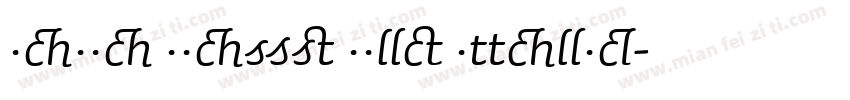 Sauna Swash Bold Italic字体转换